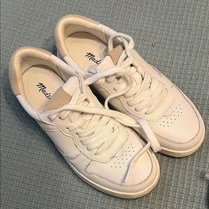 Madewell Classic White Leather Sneakers